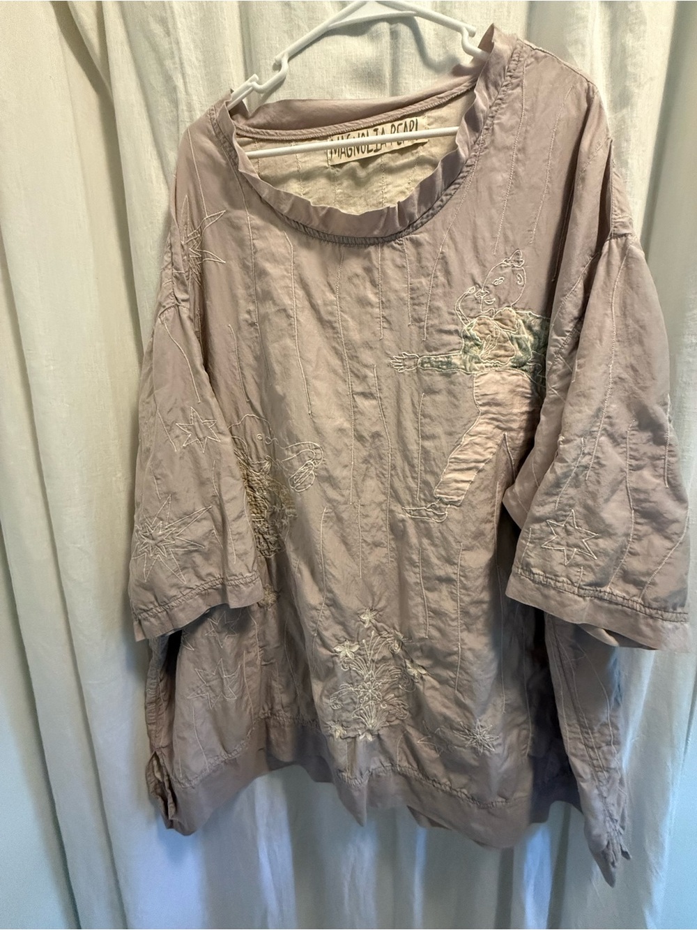Magnolia Pearl Pale Mauve Embroidered Tunic